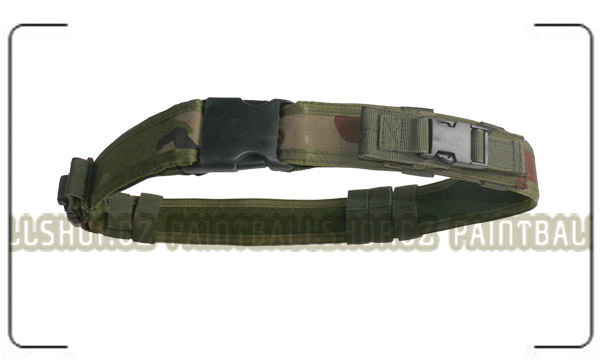 Tactical Belt woodland camo